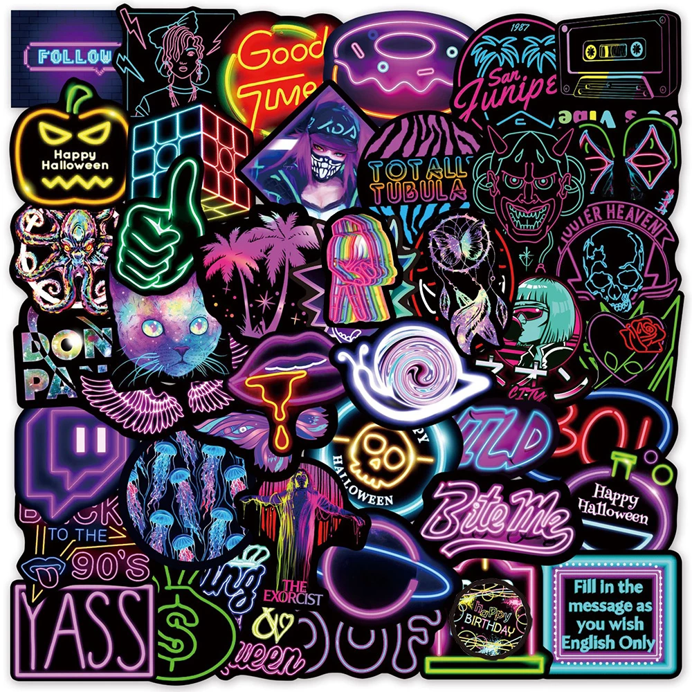 Detail Graffiti Neon Light Nomer 11