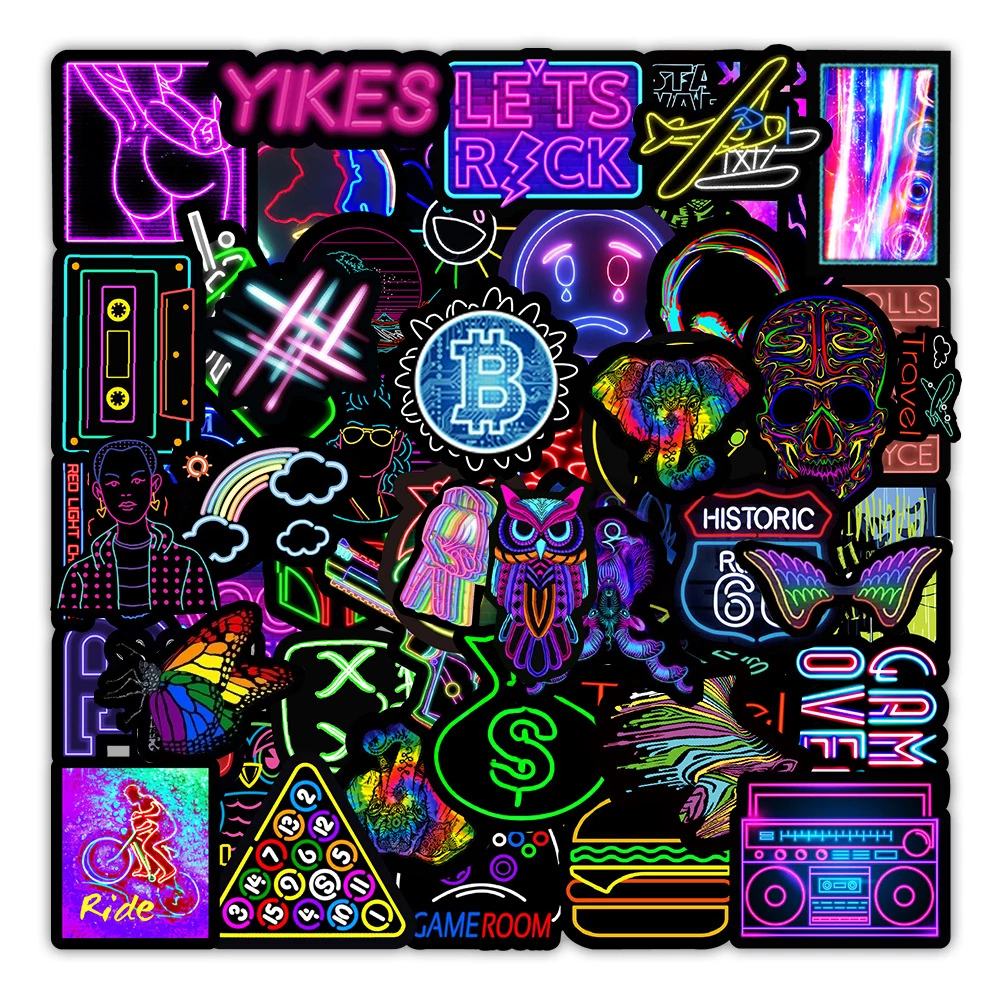 Detail Graffiti Neon Light Nomer 19