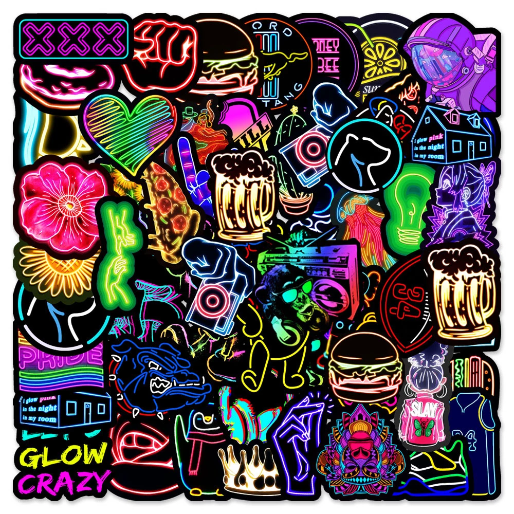 Detail Graffiti Neon Light Nomer 20