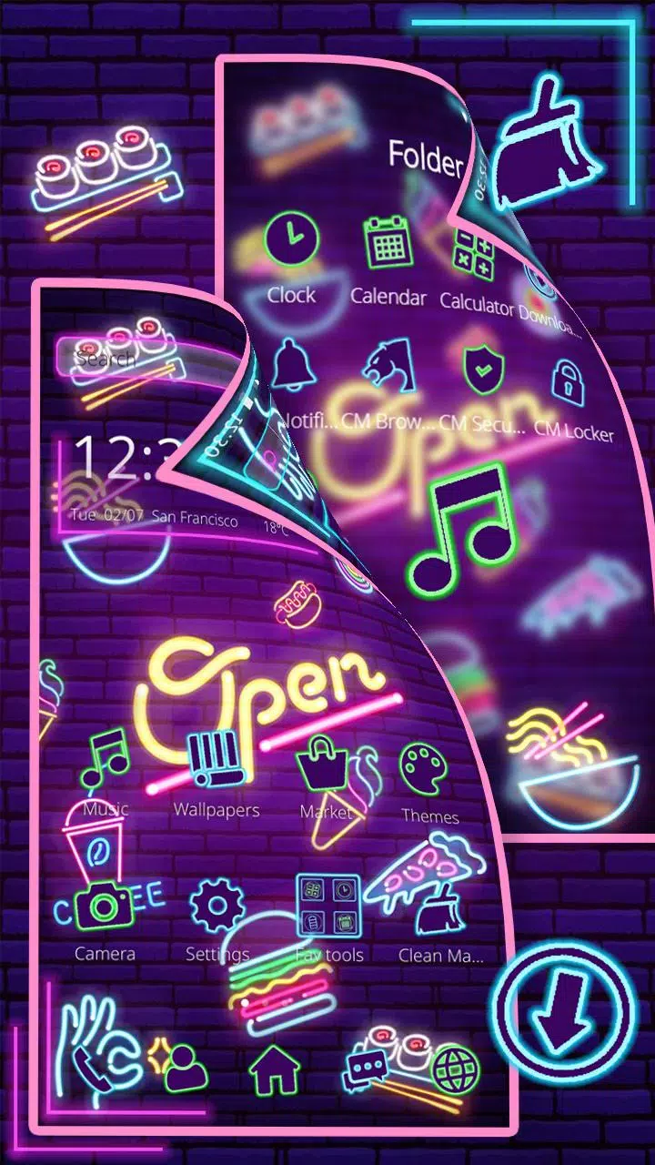 Detail Graffiti Neon Light Nomer 29