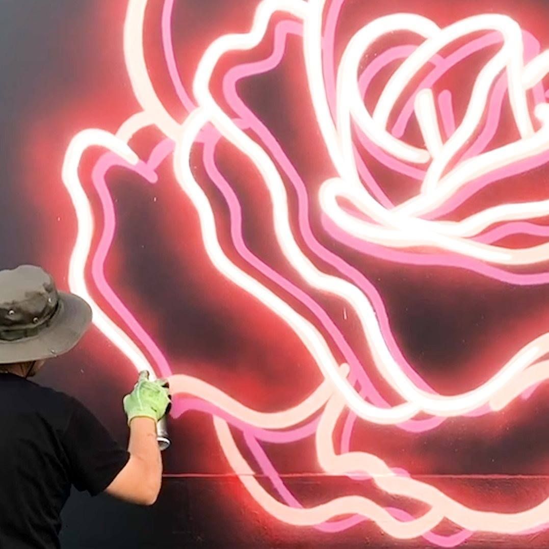 Detail Graffiti Neon Light Effect Nomer 14