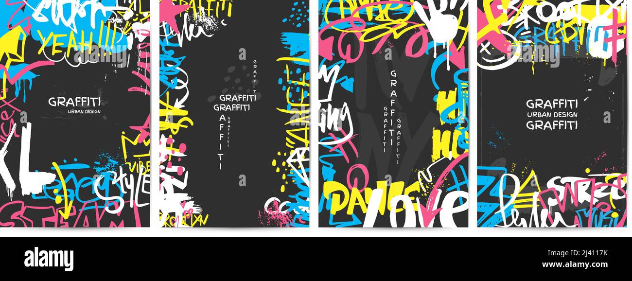 Detail Graffiti Neon Poster Design Nomer 2