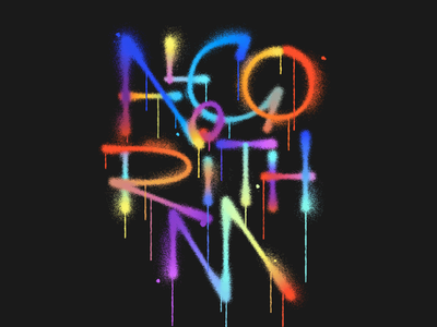 Detail Graffiti Neon Poster Design Nomer 15