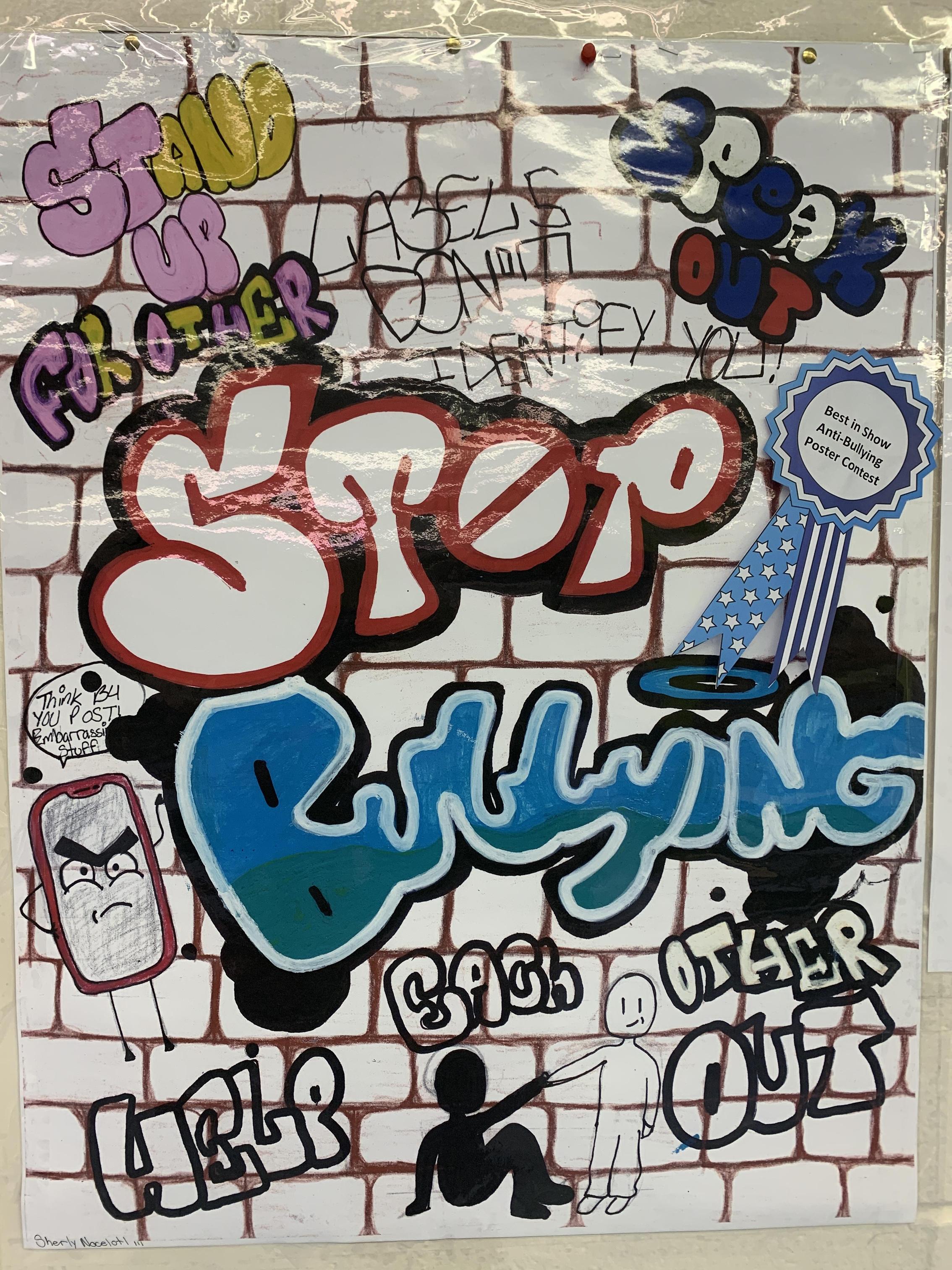 Detail Graffiti No Bullying Nomer 23