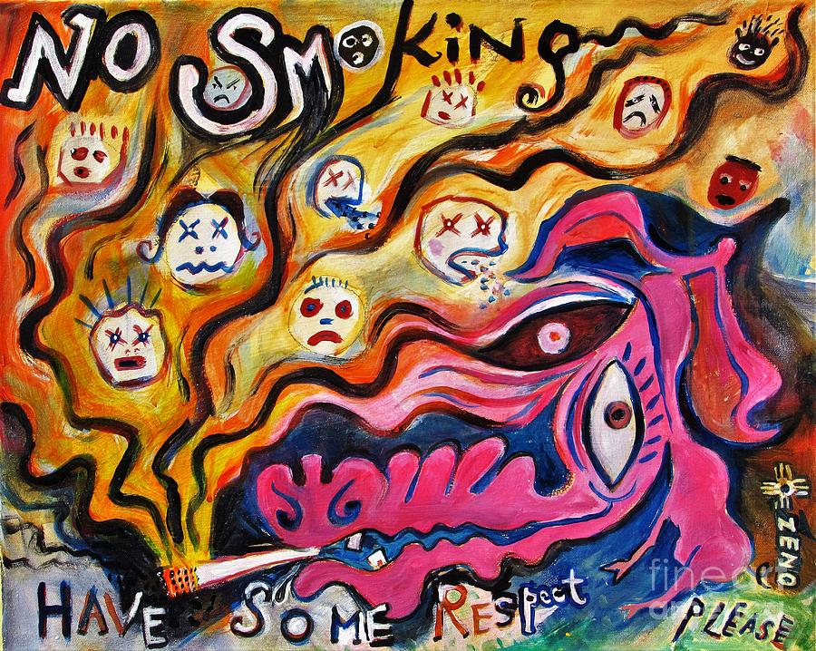 Detail Graffiti No Smoking Nomer 38