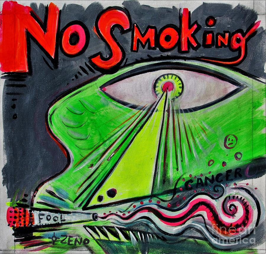 Detail Graffiti No Smoking Nomer 42