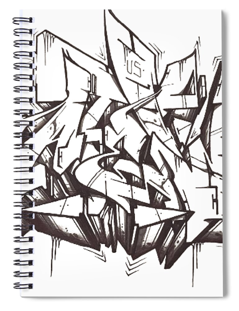 Detail Graffiti Notebook Nomer 31