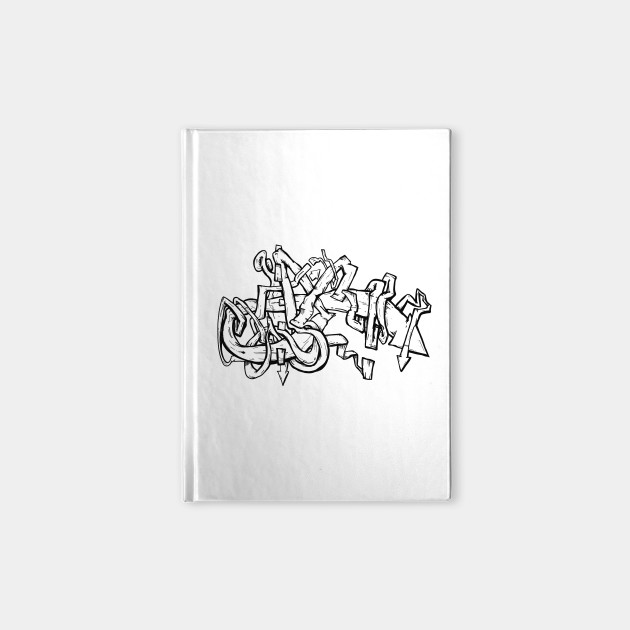 Detail Graffiti Notebook Nomer 54