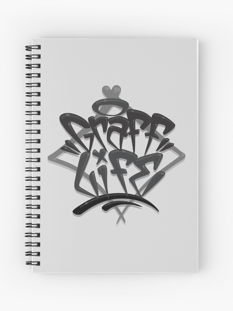 Detail Graffiti Notebook Nomer 55