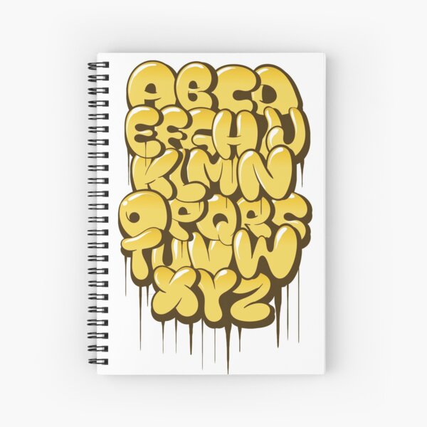 Detail Graffiti Notebook Nomer 58