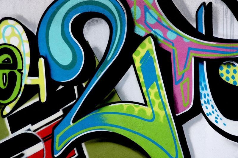 Detail Graffiti Number 28 Nomer 5