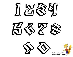 Graffiti Numbers Creator - KibrisPDR