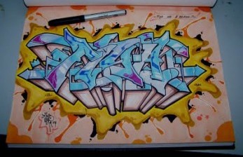 Detail Graffiti Nusantara Nomer 18