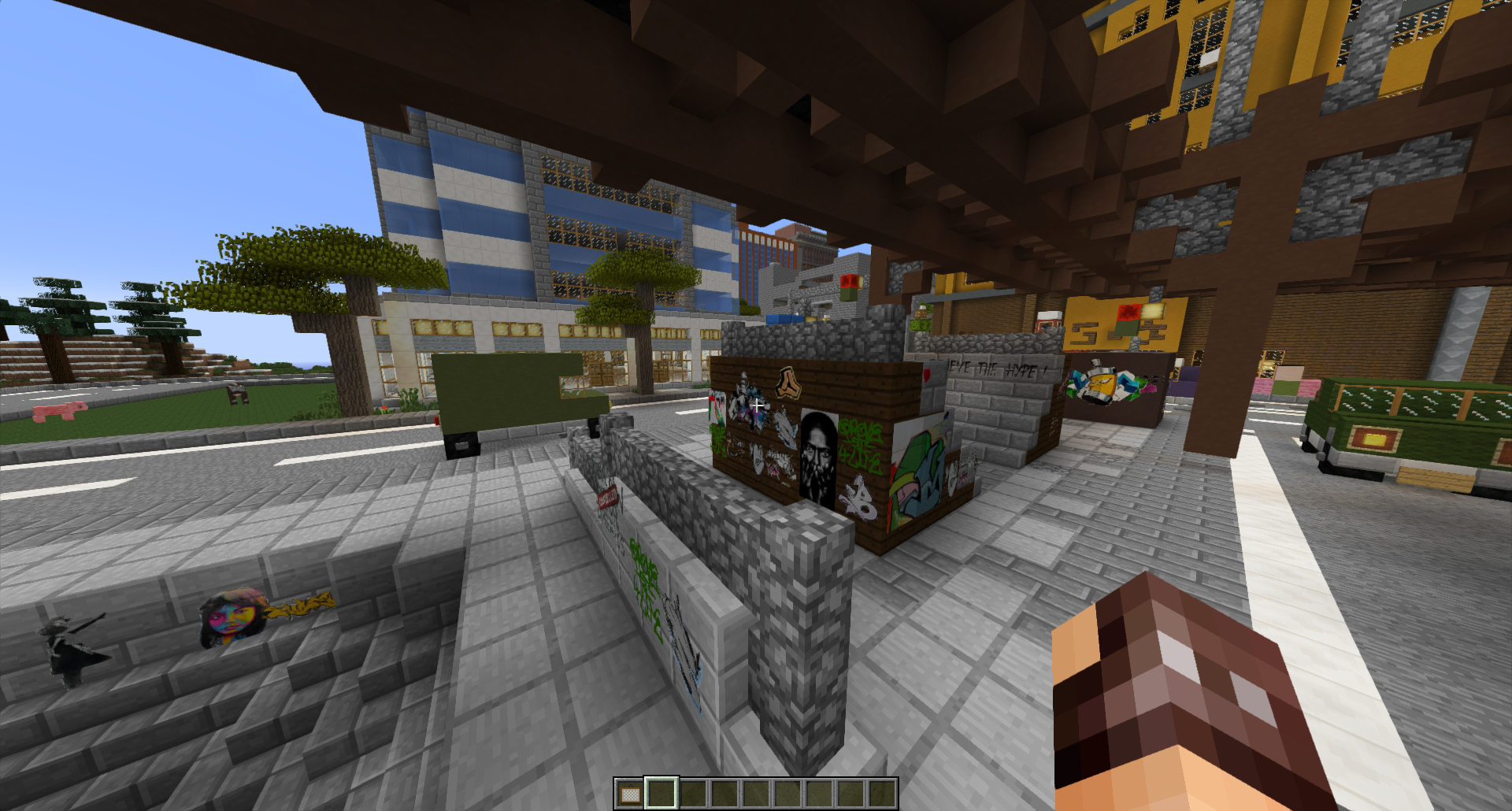 Detail Graffiti On Minecraft Nomer 3