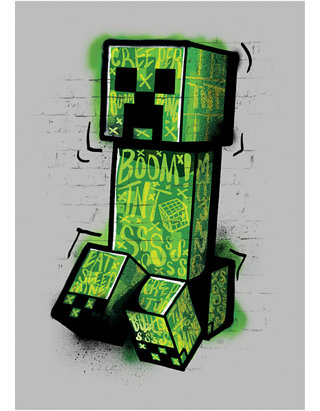 Detail Graffiti On Minecraft Nomer 4