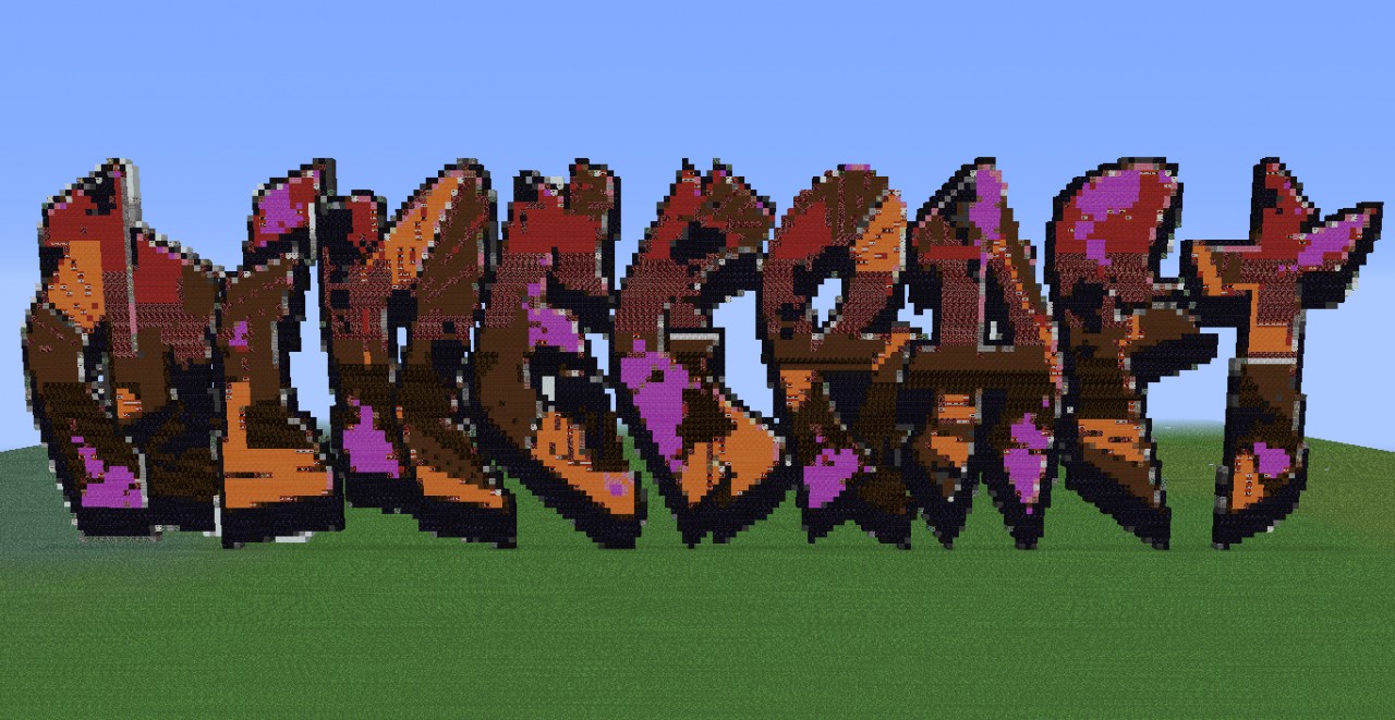 Detail Graffiti On Minecraft Nomer 7