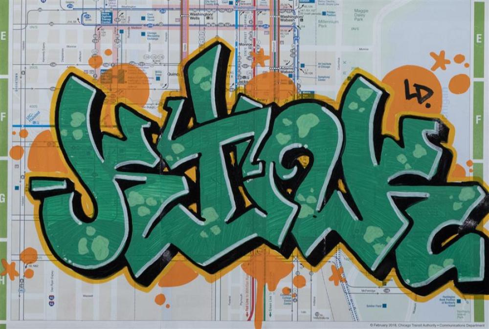 Detail Graffiti On Ppaer Nomer 34
