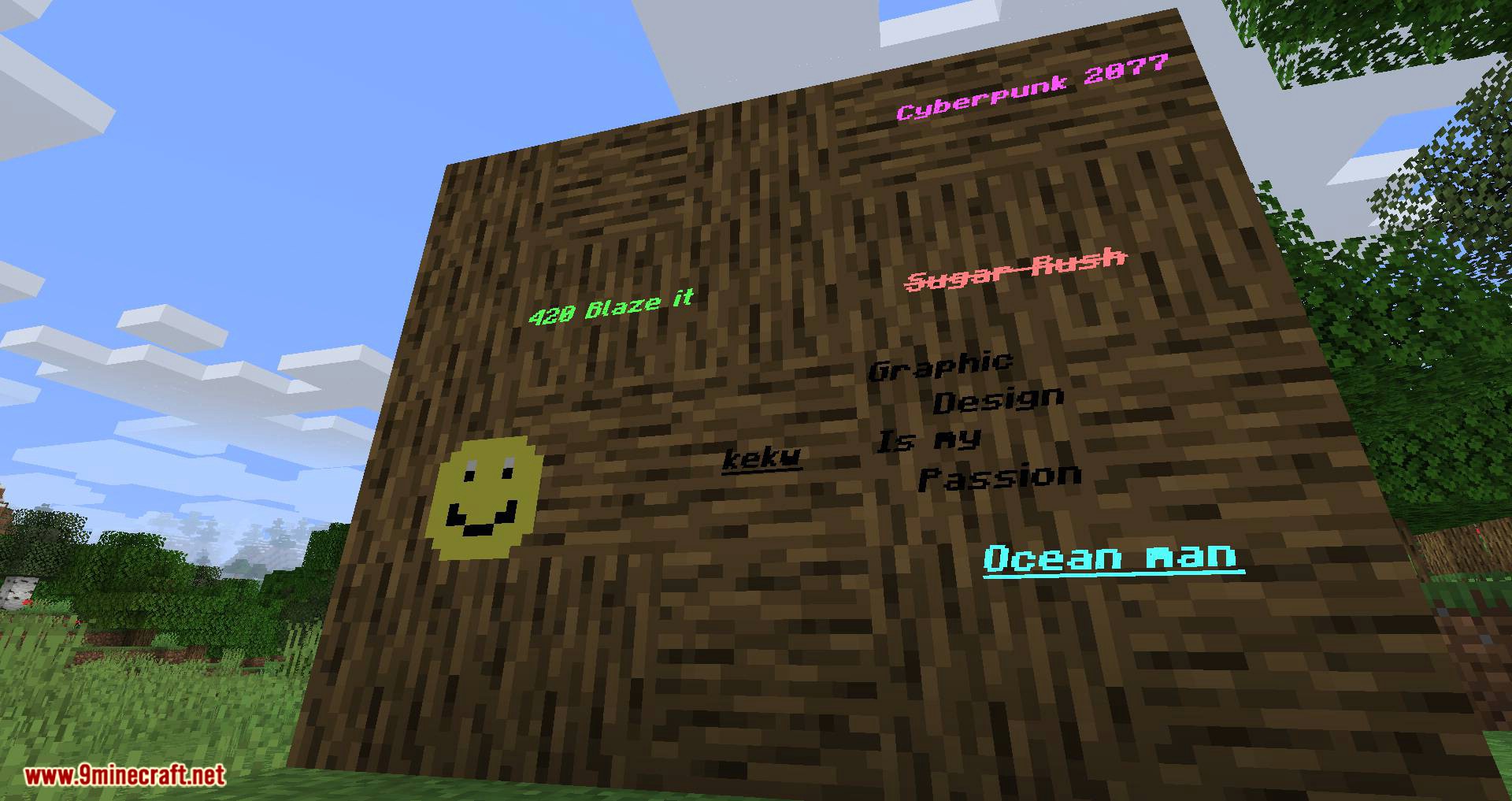 Detail Graffiti On Wall Minecraft Nomer 12