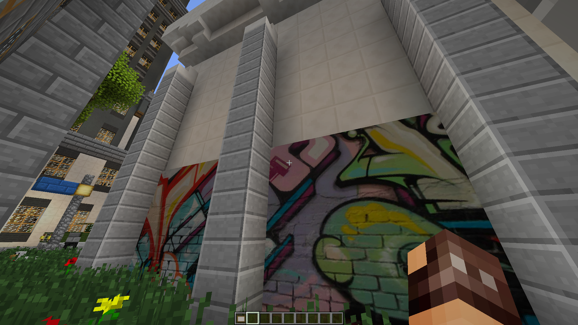 Detail Graffiti On Wall Minecraft Nomer 4