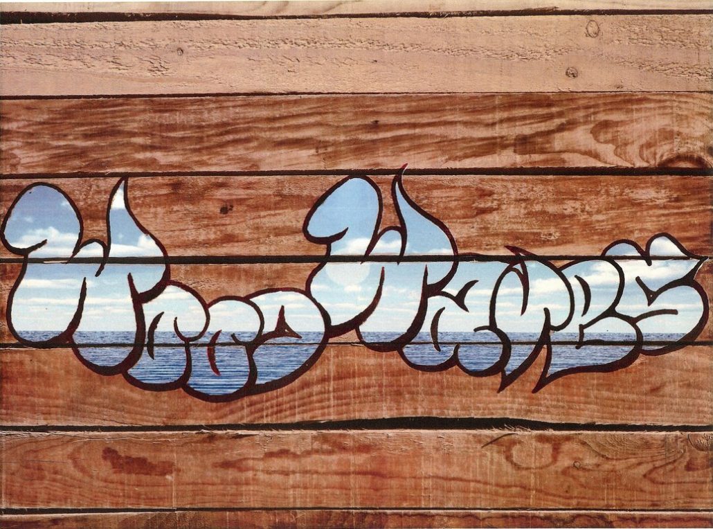 Detail Graffiti On Wood Nomer 4