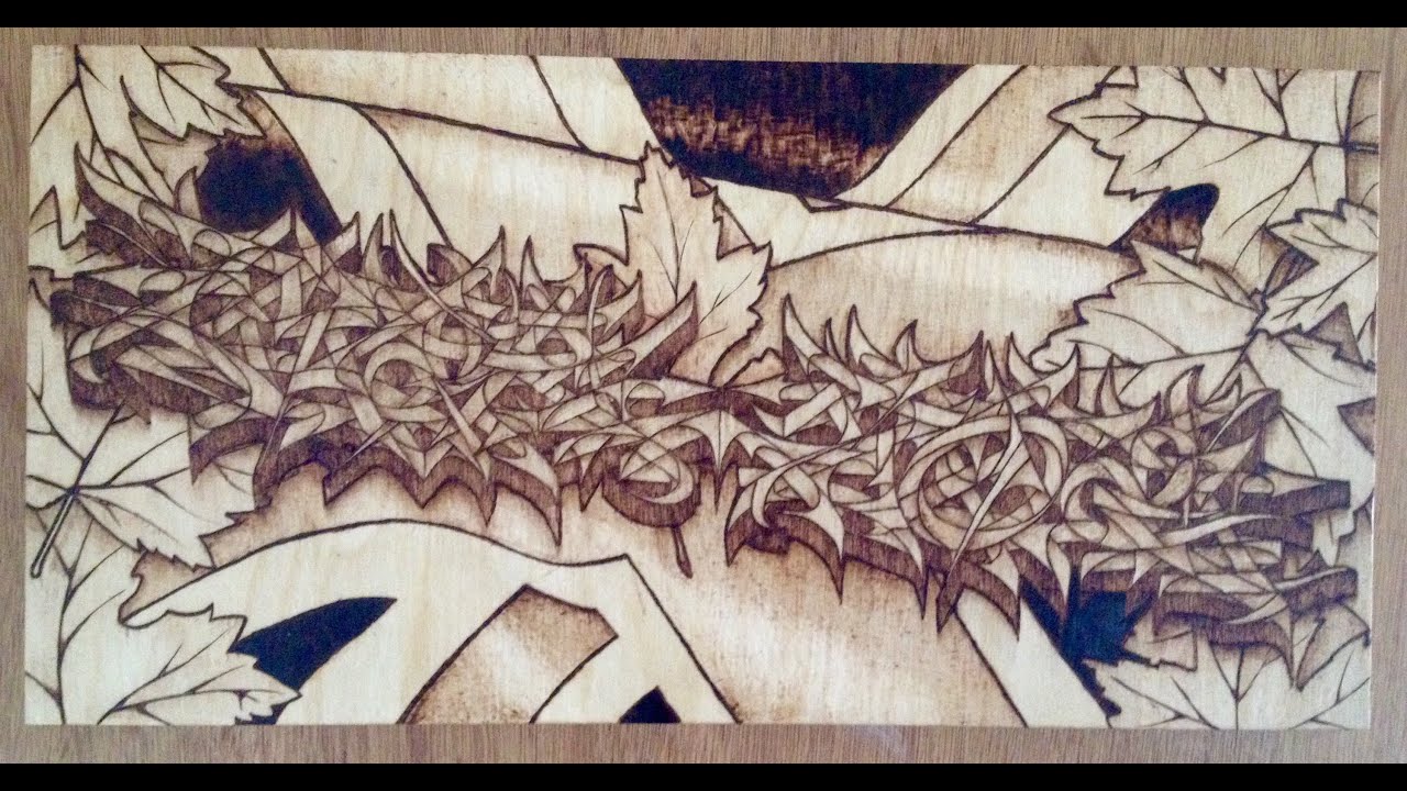 Detail Graffiti On Wood Nomer 33