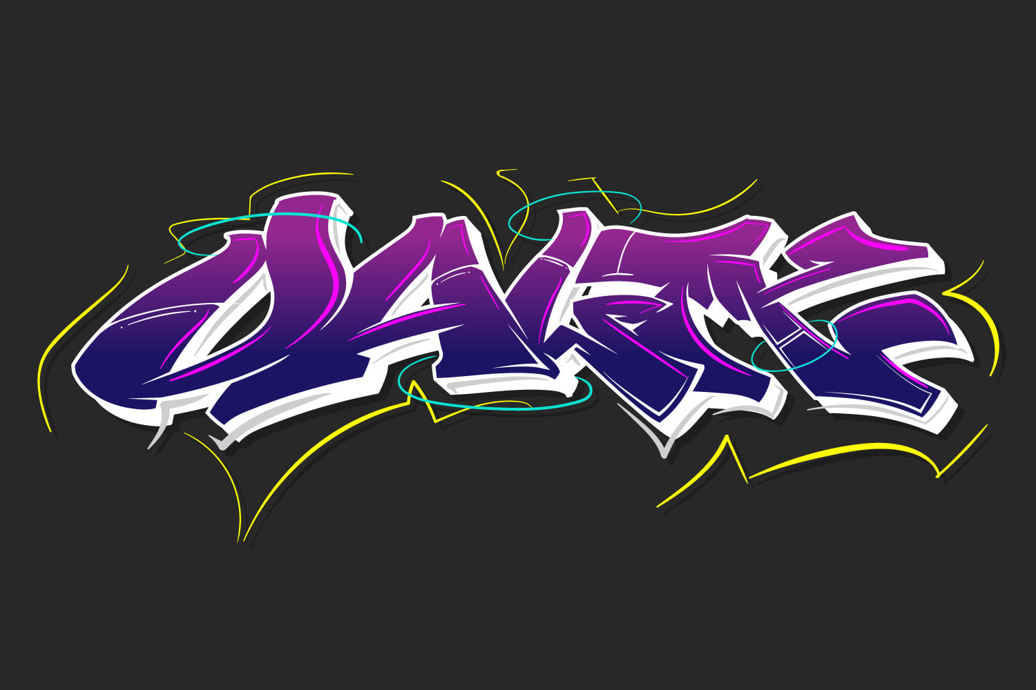 Detail Graffiti One Nomer 25