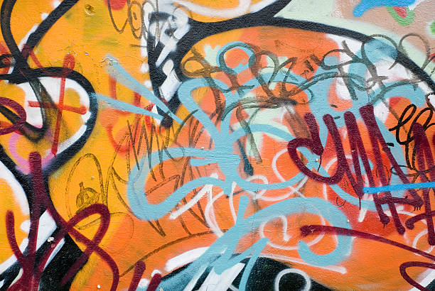 Detail Graffiti Orange Nomer 38