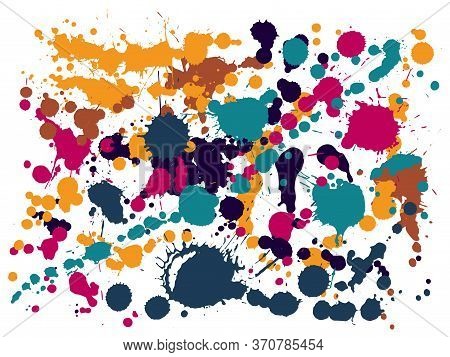 Detail Graffiti Paint Splatter Pattern Nomer 43