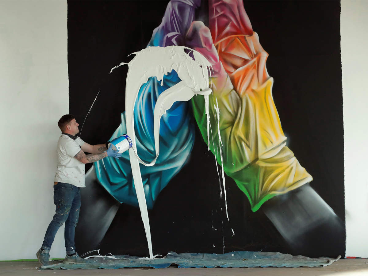 Detail Graffiti Painter Also Called Nomer 14