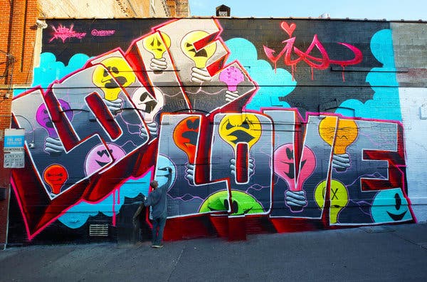 Detail Graffiti Painter Also Called Nomer 17
