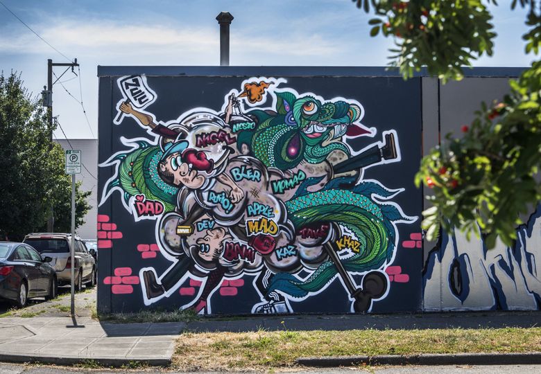 Detail Graffiti Painter Also Called Nomer 30