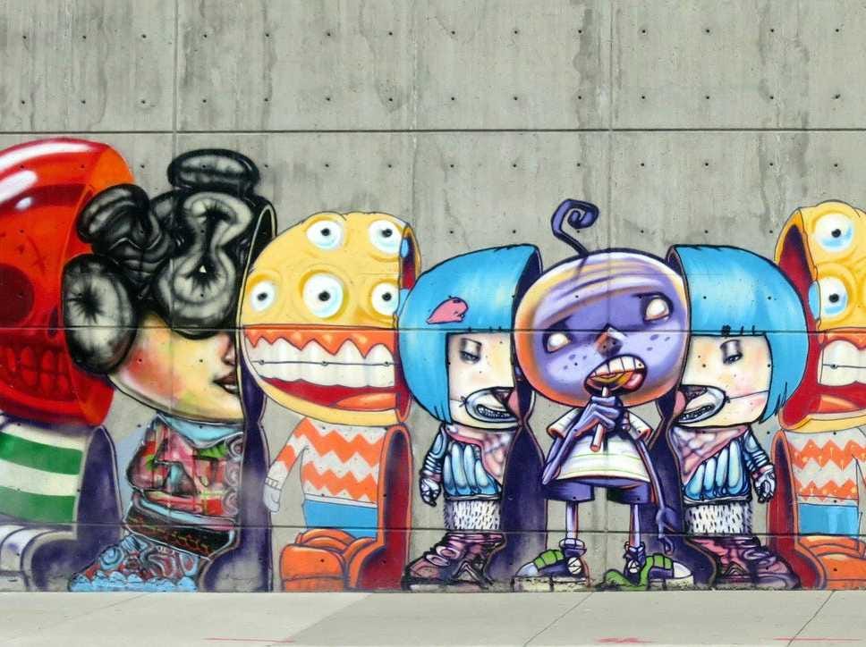 Detail Graffiti Painter Also Called Nomer 39
