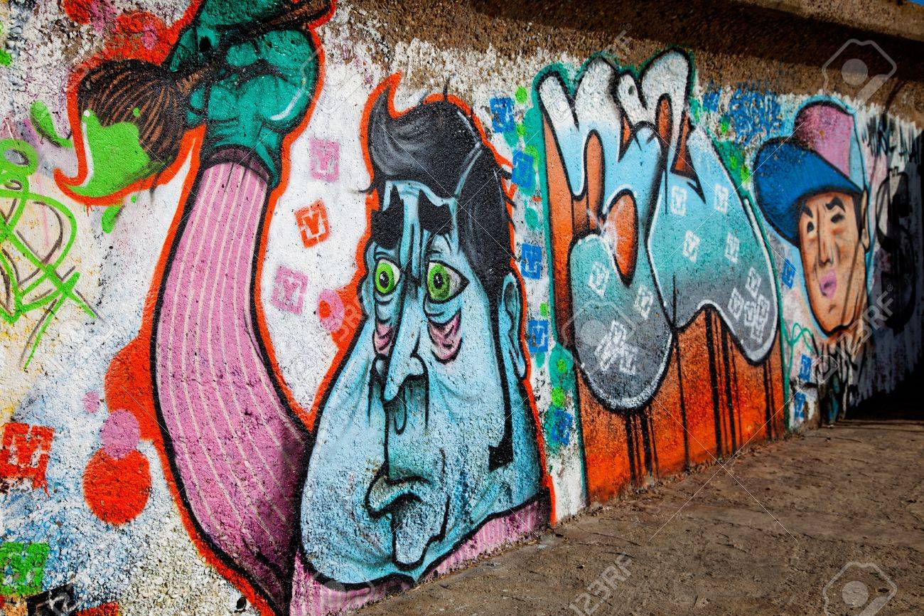 Detail Graffiti Painter Also Called Nomer 40