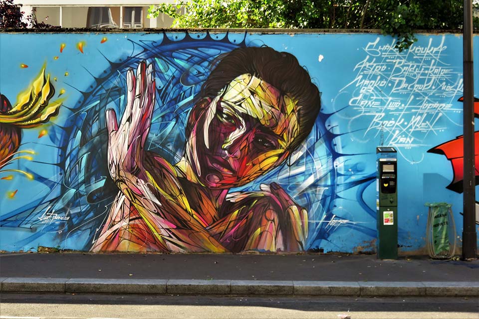 Detail Graffiti Painter Also Called Nomer 50