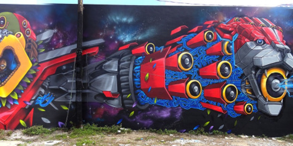 Detail Graffiti Painter Also Called Nomer 10