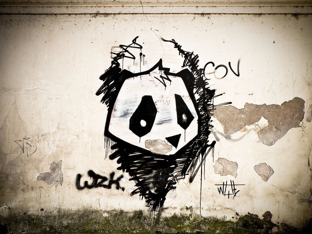 Detail Graffiti Panda Nomer 7