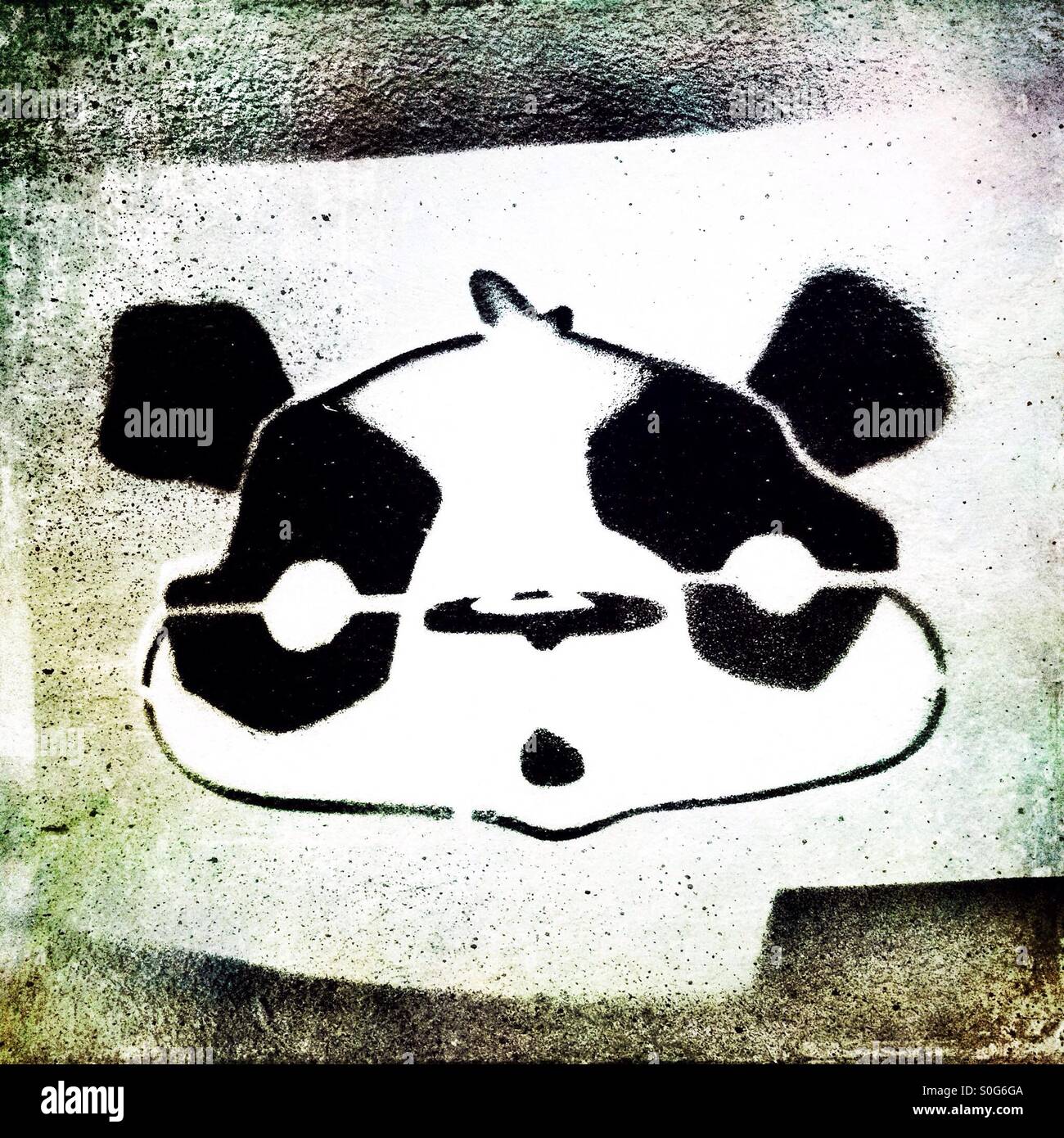 Detail Graffiti Panda Stencil Nomer 19