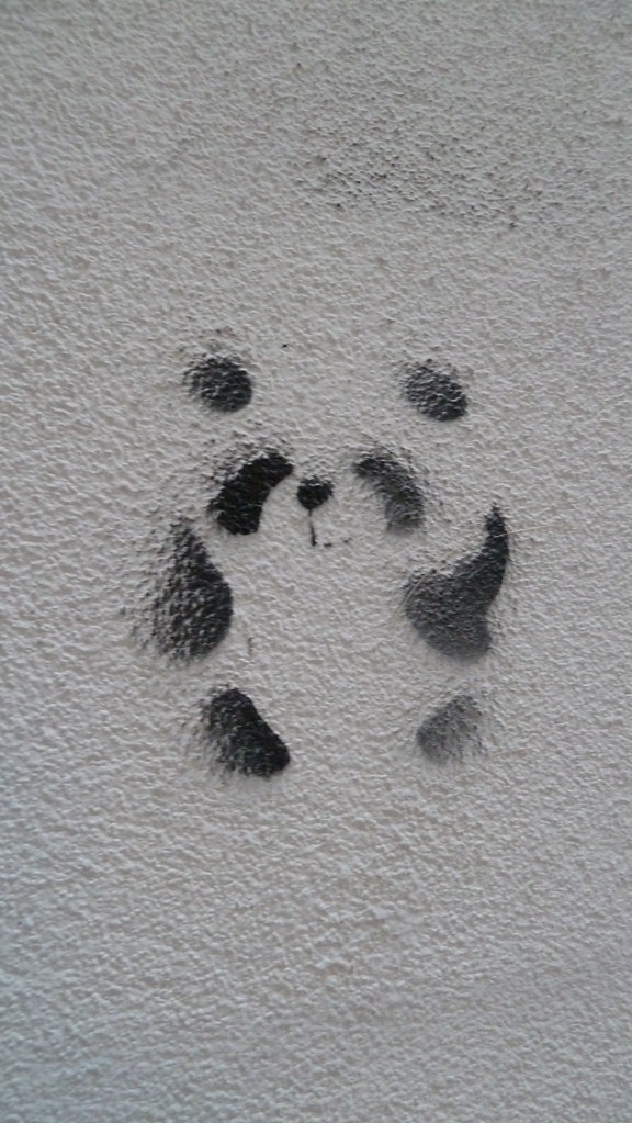 Detail Graffiti Panda Stencil Nomer 29