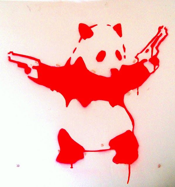 Detail Graffiti Panda Stencil Nomer 39