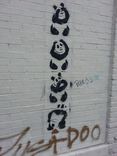 Detail Graffiti Panda Stencil Nomer 47