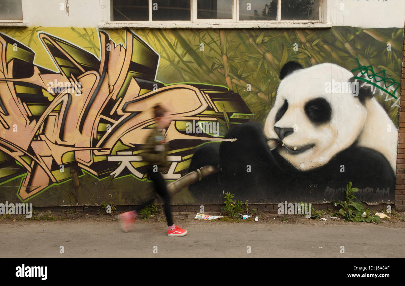 Detail Graffiti Panda Stencil Nomer 48