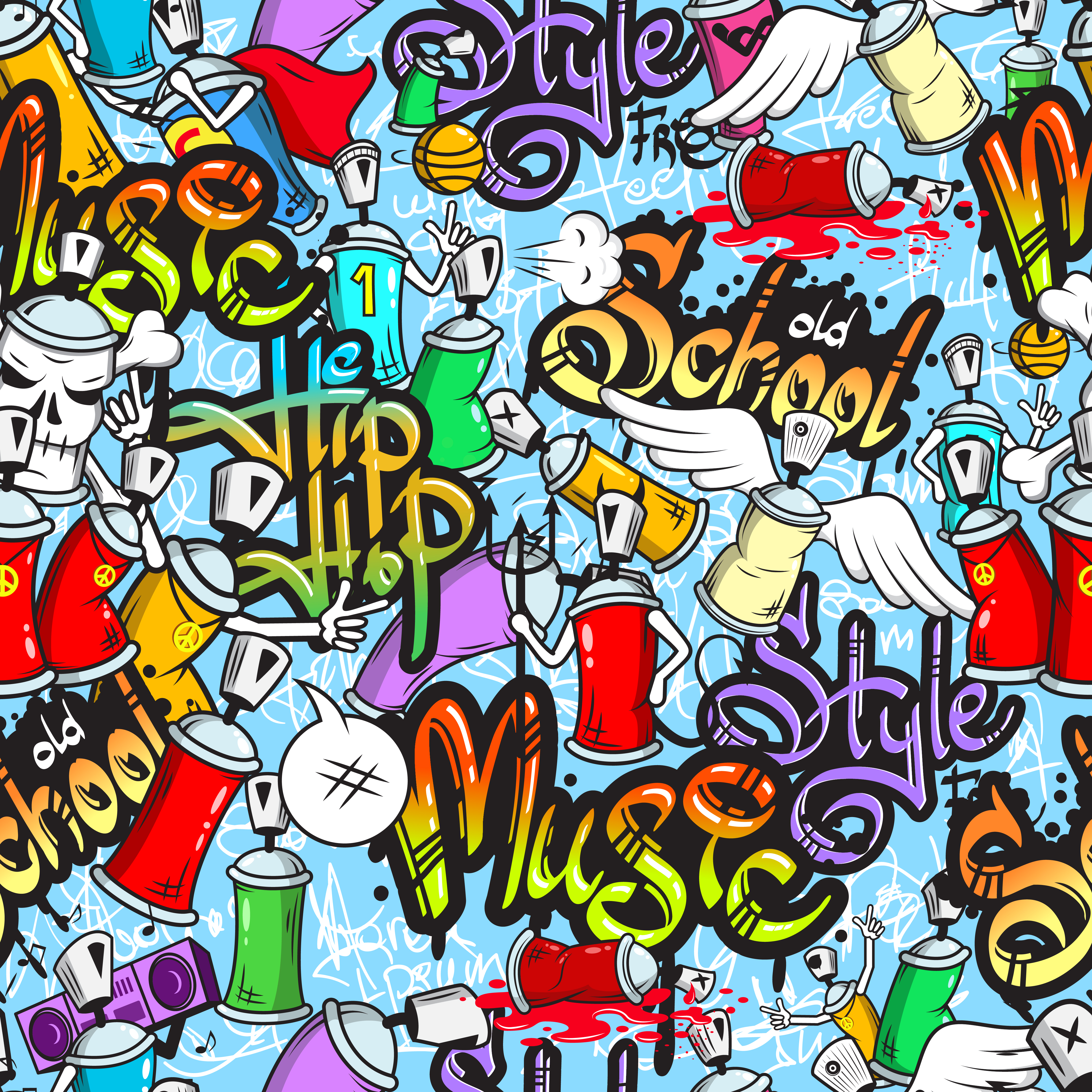 Detail Graffiti Patterns Nomer 44
