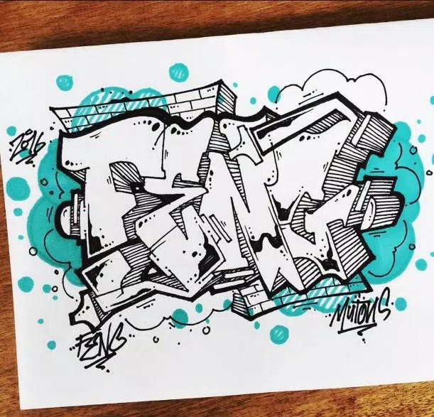 Detail Graffiti Pemula Nomer 40