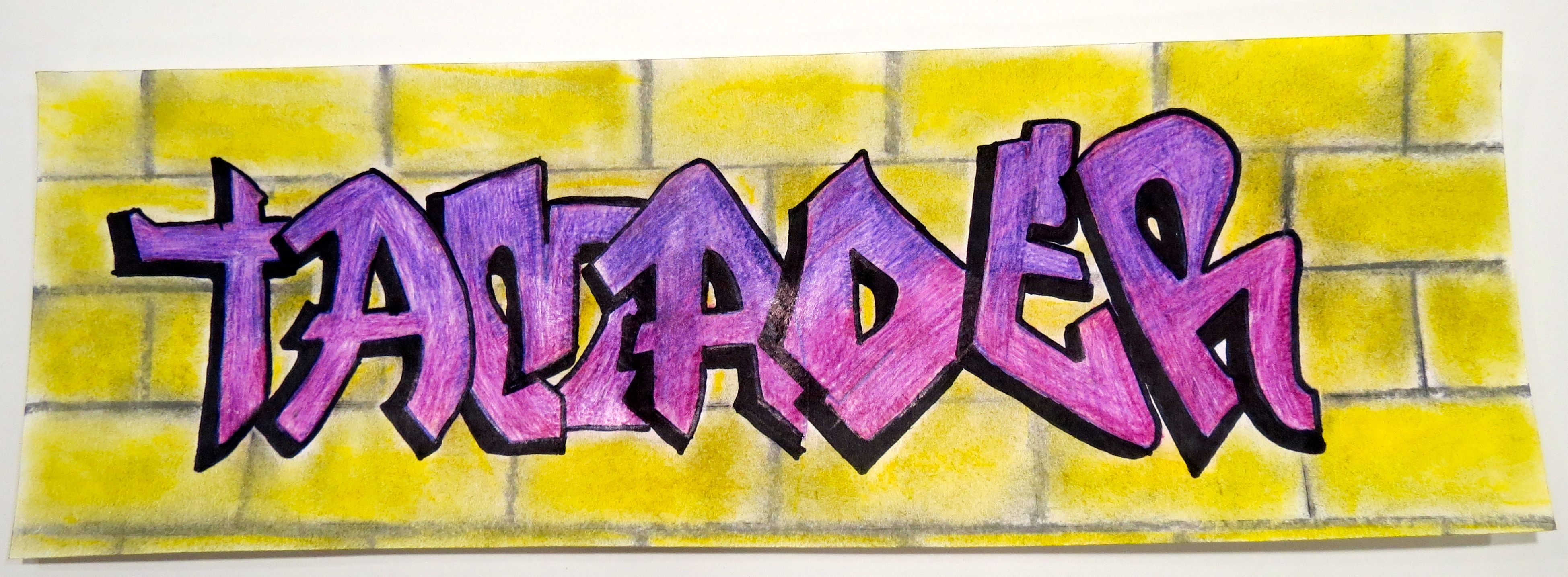 Detail Graffiti Pencil Color Nomer 3