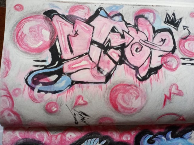 Detail Graffiti Pencil Color Nomer 23