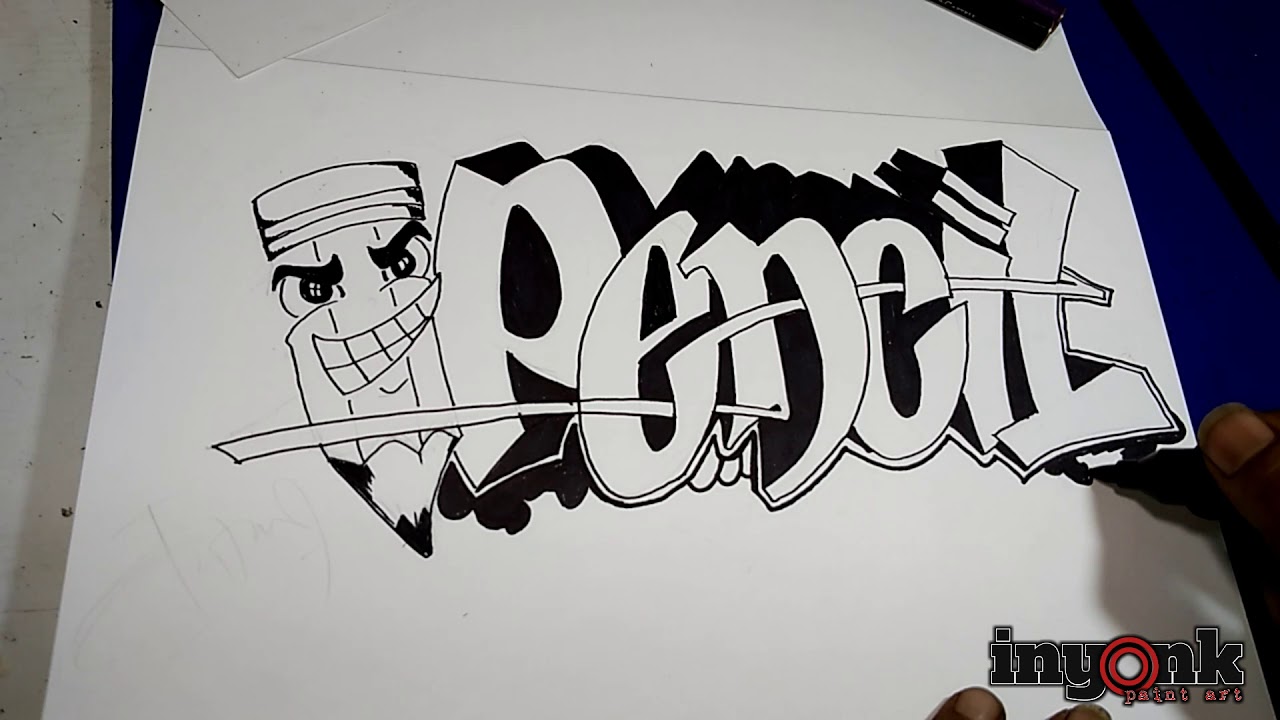 Graffiti Pensil Keren - KibrisPDR