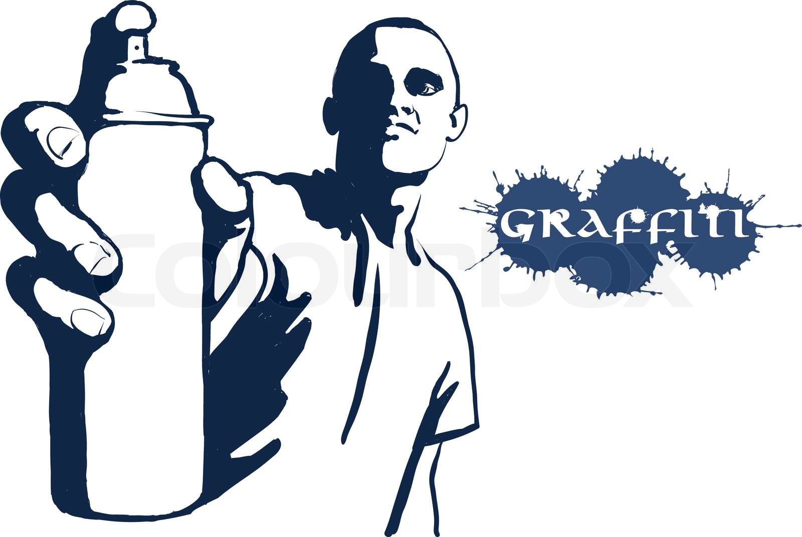 Graffiti People Vector - KibrisPDR