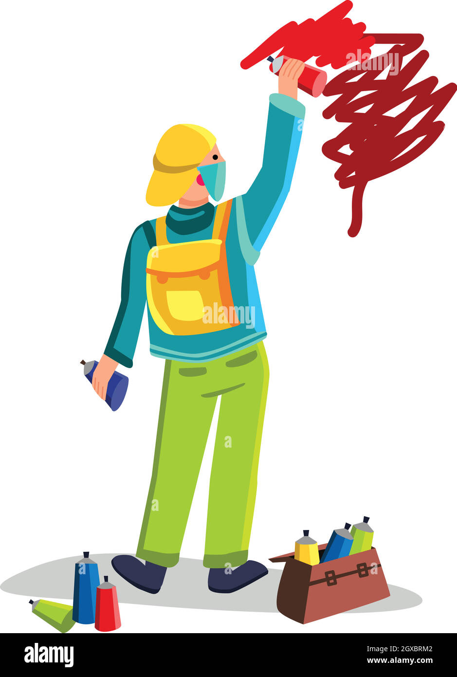 Detail Graffiti People Vector Nomer 5
