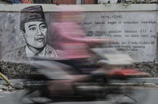 Detail Graffiti Perjuangan Soekarno Nomer 19