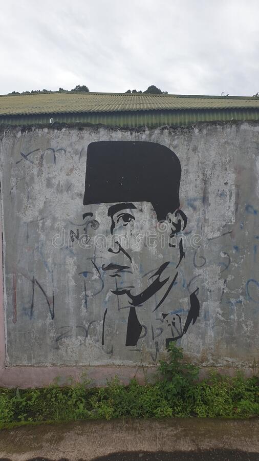 Detail Graffiti Perjuangan Soekarno Nomer 9